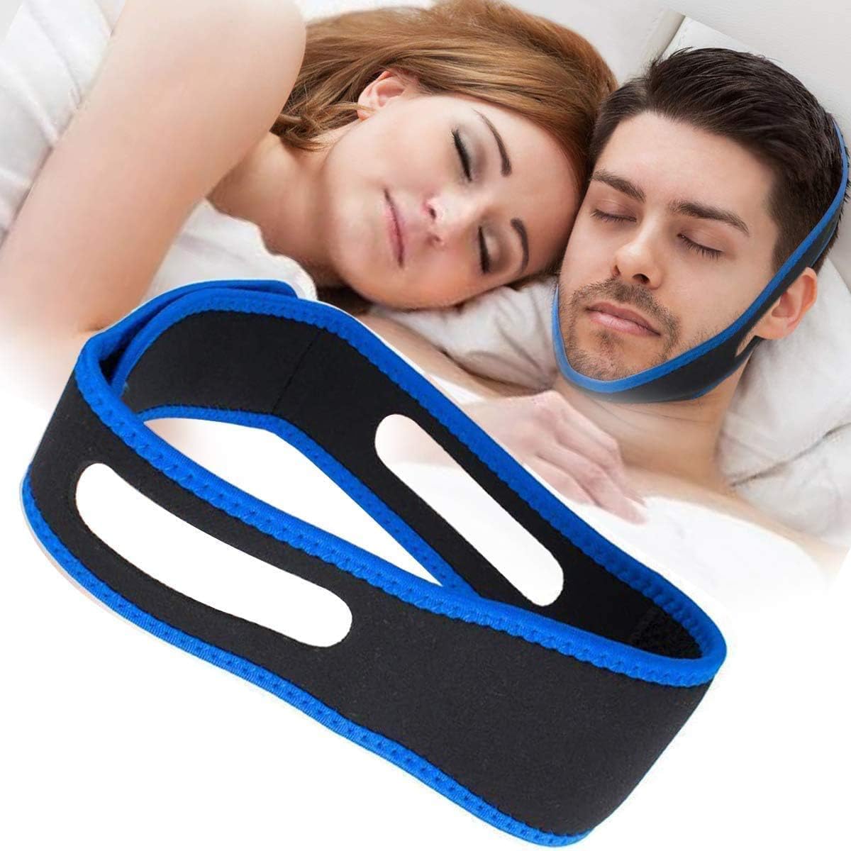 Anti Snoring Chin Straps,Ajustable Stop Snoring Solution Snore Reduction Sleep Aids,Anti Snoring Devices Snore Stopper Chin Straps for Men Women Snoring Sleeping Mouth Breather: Health & Personal Care