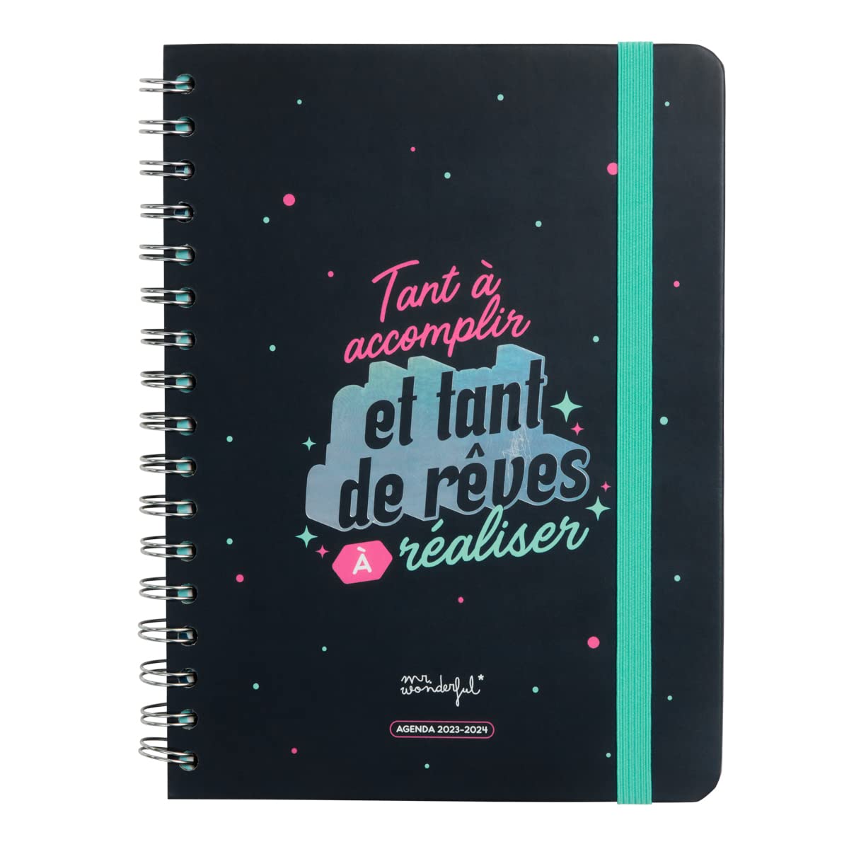 Mr.Wonderful Wonder 2023-2024 Week to View Diary - So Many Dreams To Fulfill