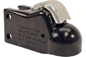 Demco 15791-81 EZ-Latch 2-5/16" 21K GVWR Channel-Mount Cast Coupler - Bolt-On w/Metal Handle