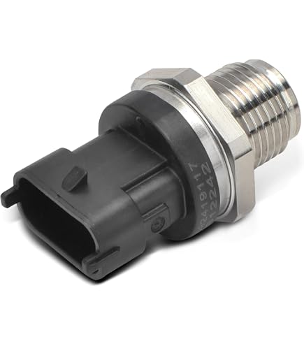 X AUTOHAUX Fuel Rail Pressure Sensor - Replacement Part #499000-6131 For Chevy & Isuzu 4HK1 6HK1 Engines