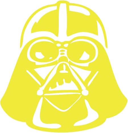Amazon スターウォーズ ダースベイダー 帝国ストームトルーパー イエローデカール シス スカイウォーカー ビニール ウィンドウ Suv 車 トラック 防水 バンパーステッカー サイズ 7 6インチ X 7 9インチ ステッカー デカール 車 バイク