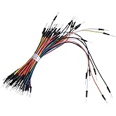 65pcs Breadboard PCB Protoboard Jumper Cable Wires Solderless Flexible Male to Male Cable Kit