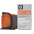 Duke Cannon Tactical Scrubber Soap Pouch - U.S. Military-Grade, Coarse and Soft Mesh, 550 Paracord, Shower Hygiene Essential 