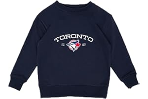 Gertex Toronto Blue Jays Kids Crewneck Sweatshirt for Young Children | Multiple Designs | Officially Licensed Merchandise