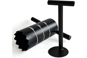 Ksrsril Portable Golf Hole Cutter Tool - Perfect for Backyard Golf Green, Beach Putting Practice, Easily Dig Golf Holes in Grass Without Mower (Ink Black)