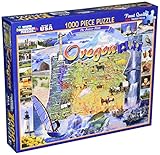 White Mountain Puzzles Oregon - 1000 Piece Jigsaw Puzzle
