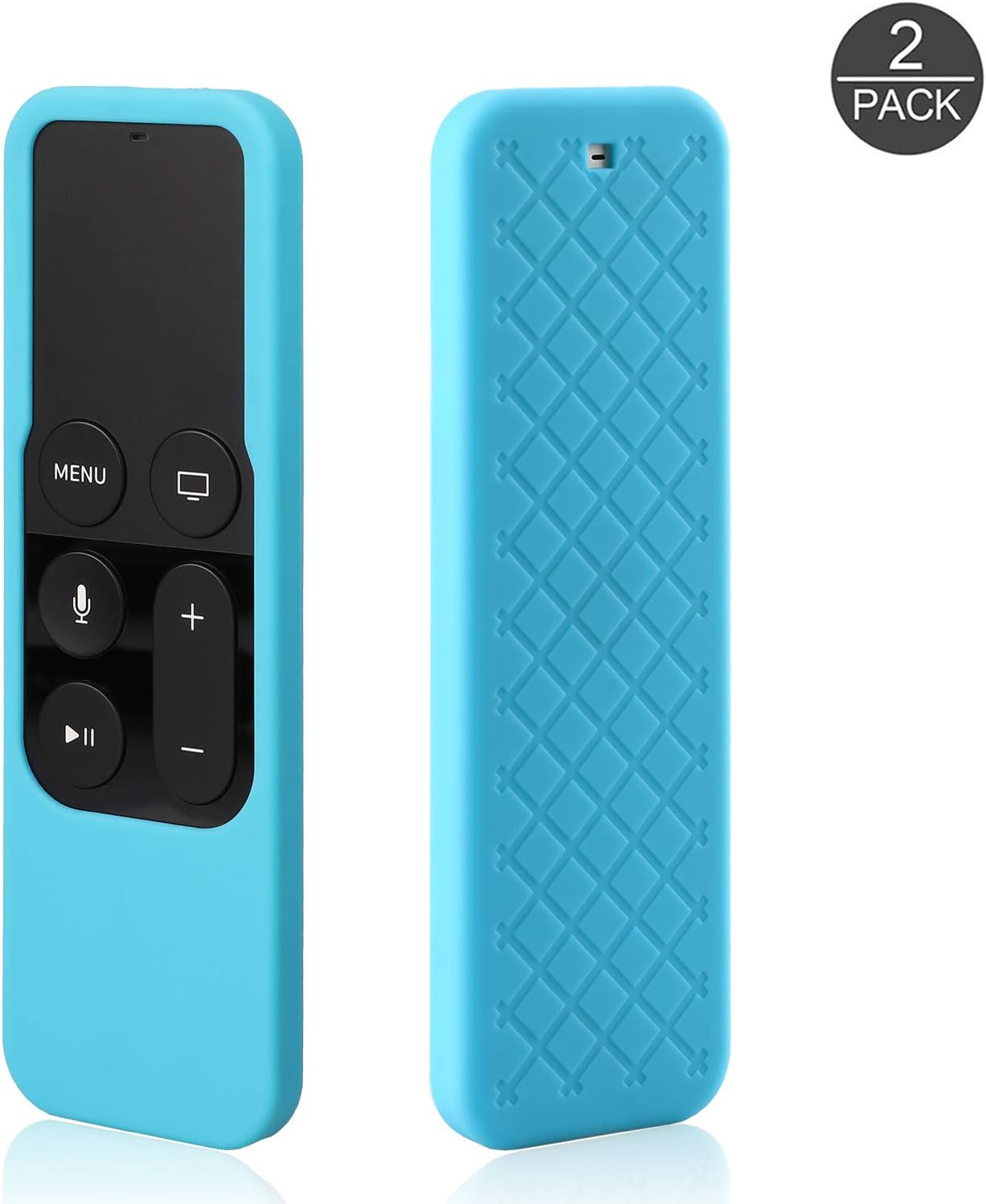 Black Lightweight AntiSlip & Secure Protective Cover for Apple TV 4K