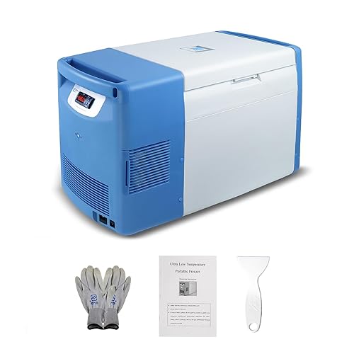 HNZXIB -86° (-136°F) Ultra Low-Temperature Freezer (20L), 110V Portable ...