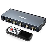 HDMI Switch SGEYR 5x1 HDMI Switcher 5 in 1 Out