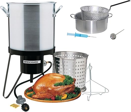 Amazon Com Brinkmann 815 3786 4 42 Quart Turkey Fryer Turkey
