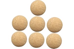 CHILDWEET 7pcs Cork Foosball Replacement Balls for Mini Sports Table Soccer Football Game Accessories Soft