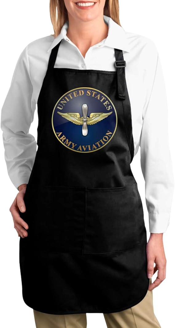 Us Army Aviation Unisex Apron Kitchen Chef Aprons +2
