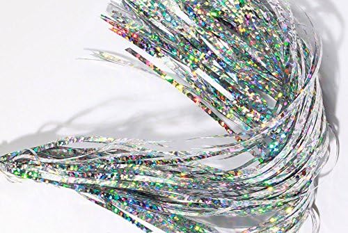 Flashabou Harelin Saltwater Holographic (Silver)