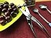 Gonicc Zinc Alloy Cherry & Olive Pitter, Dishwasher Safe, Remove Cherry pit quick&easy