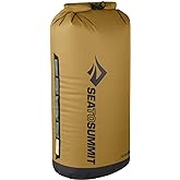 Sea to Summit Big River Dry Bag, Heavy-Duty Dry Storage, 13 Liter, Gold Brown