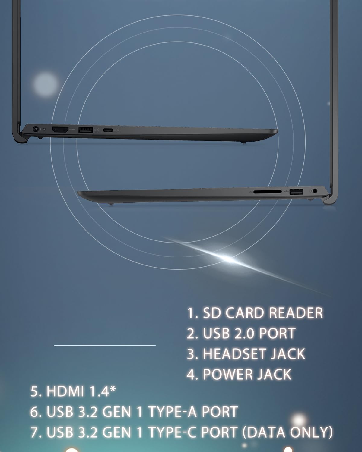 Computadora portátil con pantalla táctil Dell Inspiron-15 3535: Full HD de 15,6" • Ryzen 7 7730U (hasta 4,5 GHz) • Cámara web HD • Win 11 PRO para uso personal o trabajo empresarial con paquete Redragon (16 GB de RAM, 1 TB SSD)