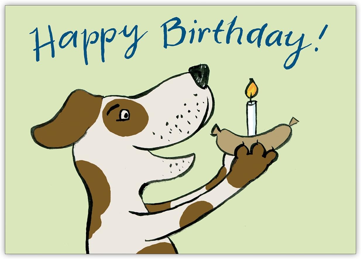 Jolie Carte D Anniversaire Pour Amoureux Des Chiens Avec Chien Happy Birthday Amazon Fr Cuisine Maison