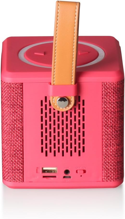 soundlogic cube wireless speaker with fabric grill