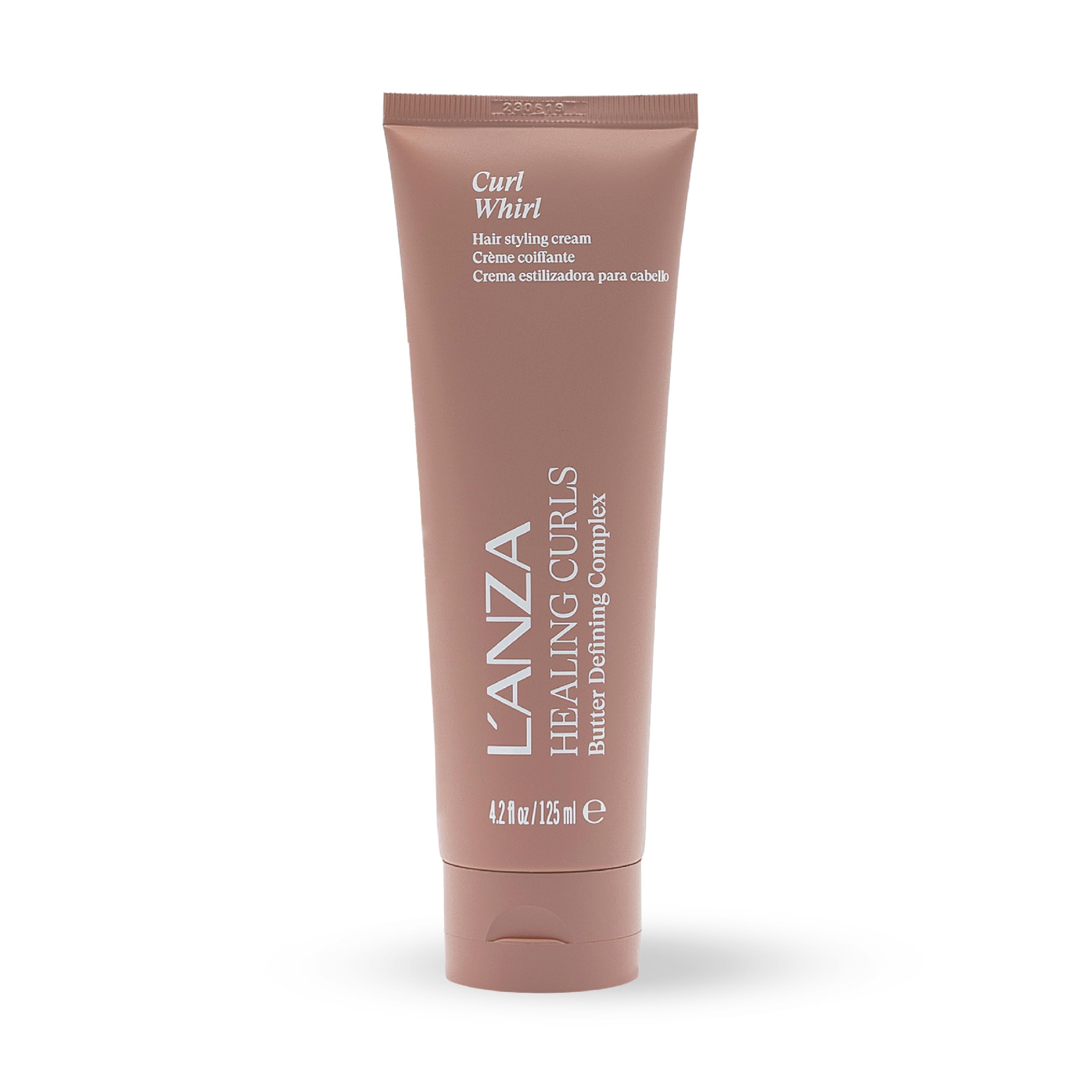 L'ANZA Curl Whirl Defining Creme - Curls Hair Product for Defining Curls and Waves and Preventing Frizz and Flyaways, with Sulphate Free, Paraben Free Formula (125ml)