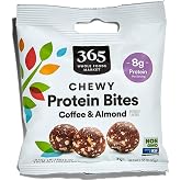 365 by Whole Foods Market, Chewy Protein Bites, Coffee &amp; Almond Flavor, 1.58 Ounce