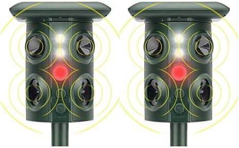 Amazon Co Jp 猫よけ 害獣撃退 動物撃退器 超音波 害獣対策 ソーラー充電 猫よけグッズ 糞被害 ねずみ駆除 蛇よけ 猫除け 鳥除け 犬除け 防水防塵 庭園 キャンプ場保護 2 ホーム キッチン