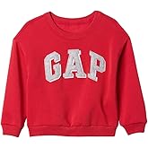 GAP baby-boys Oversized Logo Crew Sweatshirt