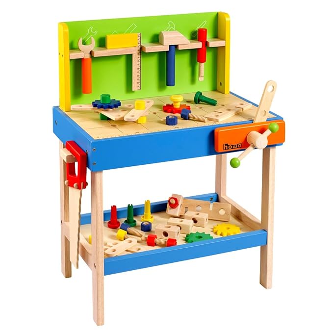 Howa Profi Kinderwerkbank incl. 45tlg. Zubehör und 5 Werkzeugen 4904