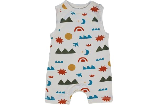Parade Organic Tank Rompers - Signature Prints