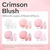 Modelones Builder Gel 6 Colors 8-in-ONE Pink Clear Nail Builder Gel Set view 5