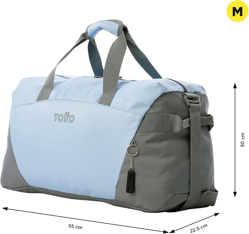 - Saco Desportivo, Modelo Pro M Ativo, 64 x 30 x 22 cm, capacidade de 35 L, alça para a mão, alça ajustável para o ombro, anéis principais de fecho com fecho, Impressão Angel Falls