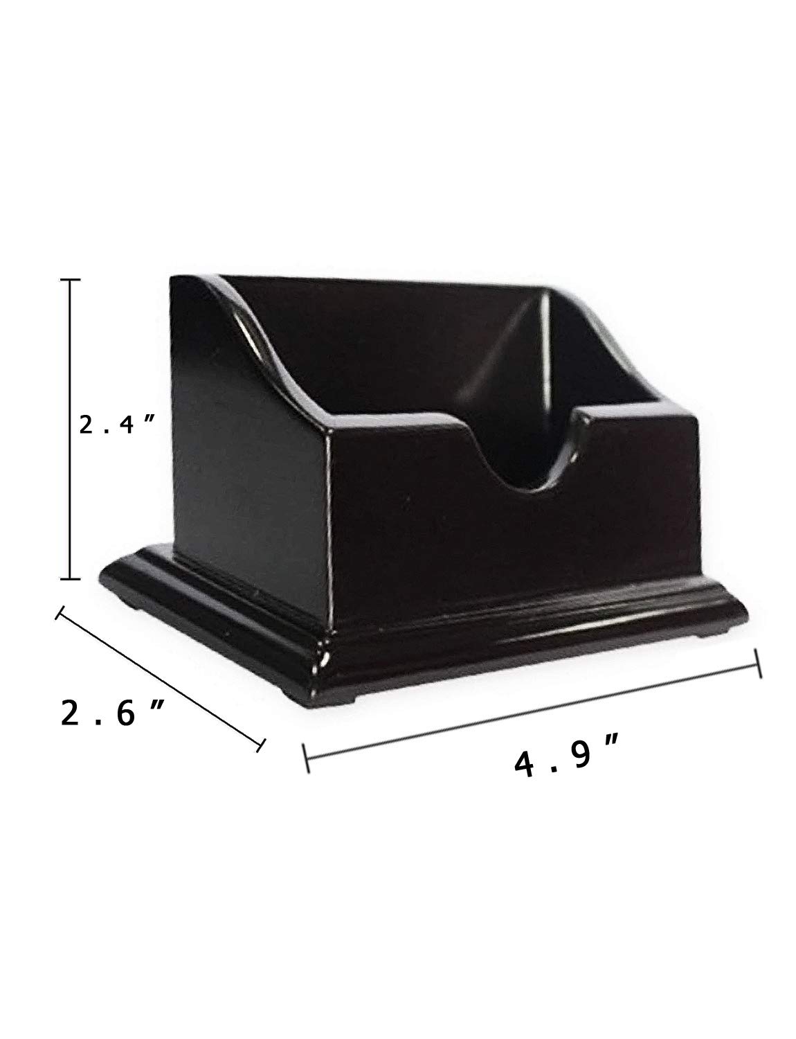 YunKo Wood Business Card Holder for Desk Display Stand Business Name