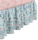 Balboa Baby Cotton Sateen Dust Ruffle, Grey Dahlia