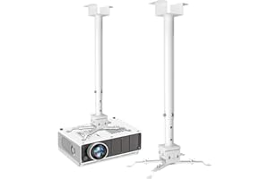 2-Be-Best Upgraded Projector Ceiling Mount 58-100 CM / 23-39 Inch Heavy Duty Drop Ceiling Projector Mount Adjustable Projecto