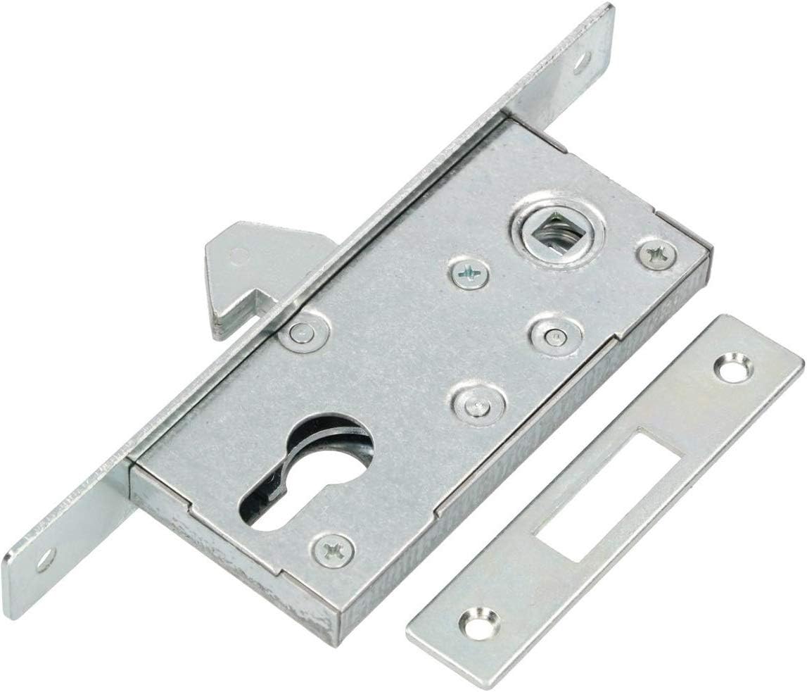 KOTARBAU® H-60 Hook Mortice Lock for Sliding Doors Face Plate Sliding Gate Lock Galvanised Corrosion Resistant - Image 3
