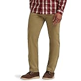 Wrangler Authentics Mens Men's Straight Fit Flat Front Chino