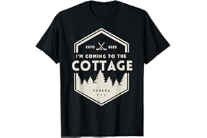 LUjiu Vintage I'm Coming to The Cottage Hockey Romance LGBT T-Shirt