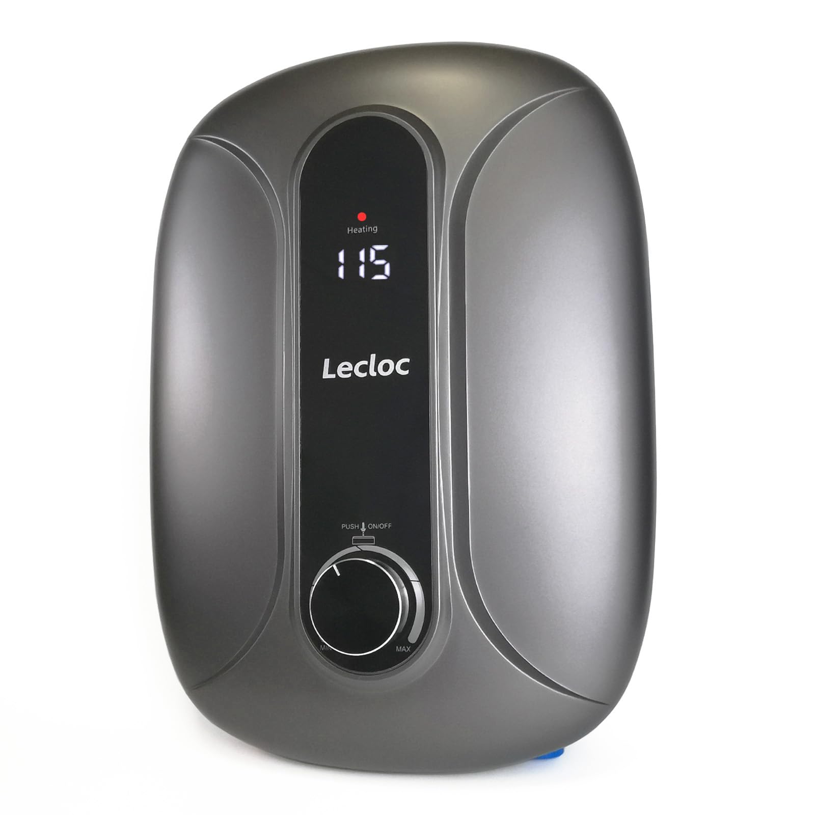 Photo 1 of LECLOC 6.5kW 240V Electric Tankless Water Heater 1 Point of Use, Sleek Design, LED Display with Enlarged Knob Control, 86-131? Thermostatic On Demand Hot Water Heater for Kitchen Sink or Bathroom Sink