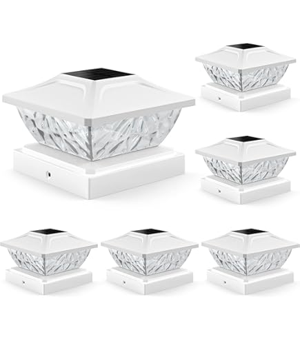 LALADEFIEE Pack De 4 Lámparas De Jardín En Miniatura – Farolas De Plástico Para Casas De Muñecas Y Decoración De Paisajes