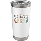 Geema Gifts Women Wildflower Floral Design Geema Stainless Steel Insulated Tumbler