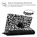 NIRVASENSE iPad Mini 1/2/3 Case - Multiple Angles Stand Case with Smart Cover Auto Sleep/Wake Feature for Apple iPad Mini 1 / iPad Mini 2 / iPad Mini 3, Composition Book Black