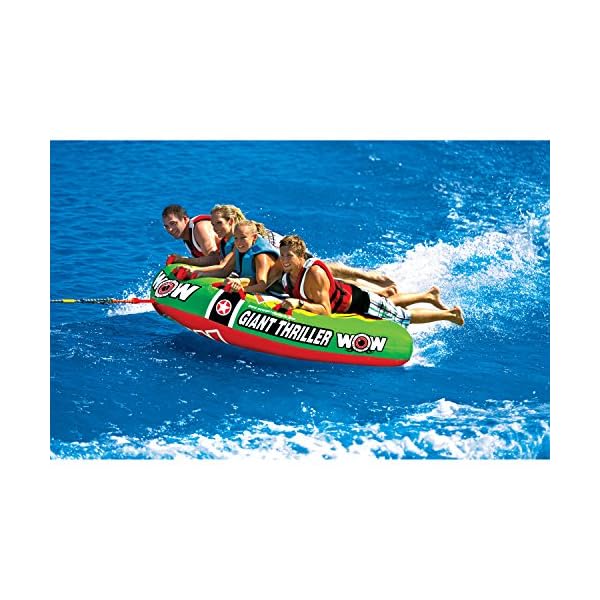 WOW-World-of-Watersports-11-1090-Sports-Giant-Thriller-Inflatable-1-to-4-Riders-Towable-Boat-Tube