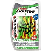 Pride Performance Professional Tee System Evolution 3-1/4 Inch Plastic Golf Tees (30 Citrus Mix 3 1/4" Tees)