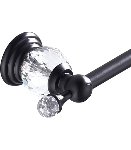 Nokozan Handtuchring Chrom - Luxury Crystal Series Mit Wandmontage