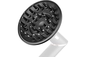 AFDD 6-Inch Large Diffuser Attachment for Shark FlexStyle, Bigger Hair Diffuser Compatible with Shark Flex Style Attachment, Fast Drying Frizz-Control Curl Enhancer for Wavy, Curly, and Coily Hair