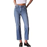 Calvin Klein Women's High Rise Straight Fit Jeans