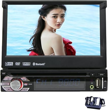 Amazon 車載用dvdプレーヤー Mp4 Aux Windows Ce 6 0 12v 7 車載モニターカーオーディオステレオ Bluetooth入力 無料バックカメラ Usb Sd Tf対応 1din Fm Am Rdsラジオ対応 インダッシュ嵌め込み式 スライディングタッチパネル カーsat Gpsナビゲーション Car Stereo