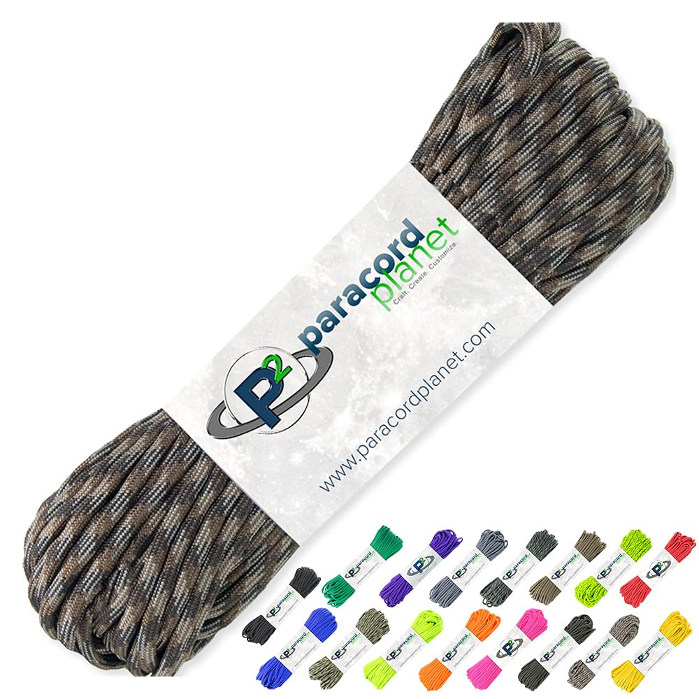 PARACORD PLANET 100' Hanks Parachute 550 Cord Type III 7 Strand Paracord Top 40 Most Popular Colors