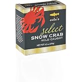 COLE'S Select Snow Crab Meat - Wild Caught from Patagonian Waters of Chile- High in Protein &amp; Omega 3 Nutrients- No Preservatives - 5.3 oz Can- 1 Can