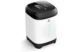 Household Oxygen Concentrator Machine, Continuous 1-7L Adjuastable Oxygen Machine 33-93% with Accessories for Home Use