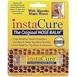 Fast Relief for Cracked, Dry and Sore Noses! InstaCure's Original Nose Balm with Raw Manuka Honey, Plus Coconut Oil, Shea But